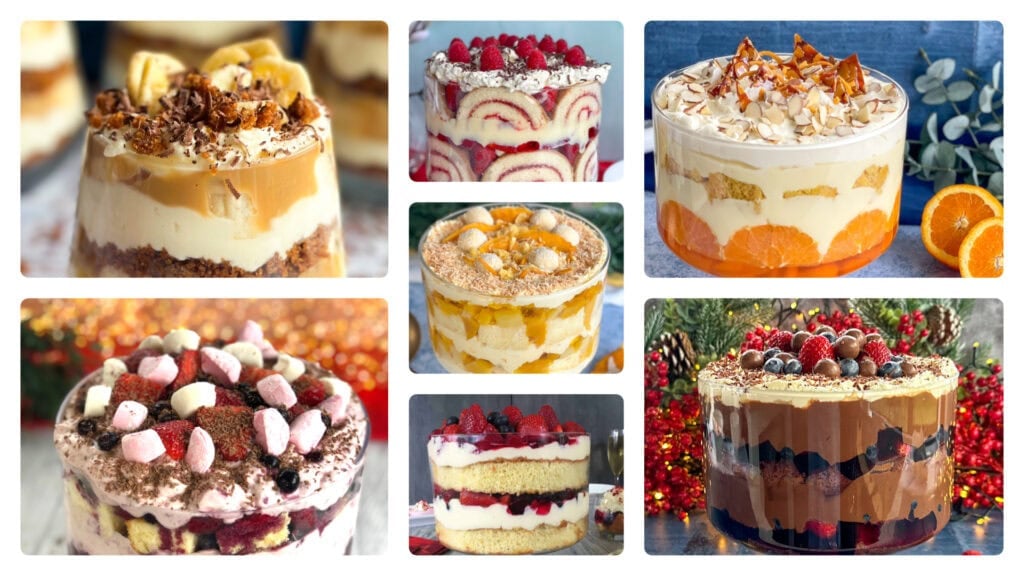 Selection of trifle recipes
