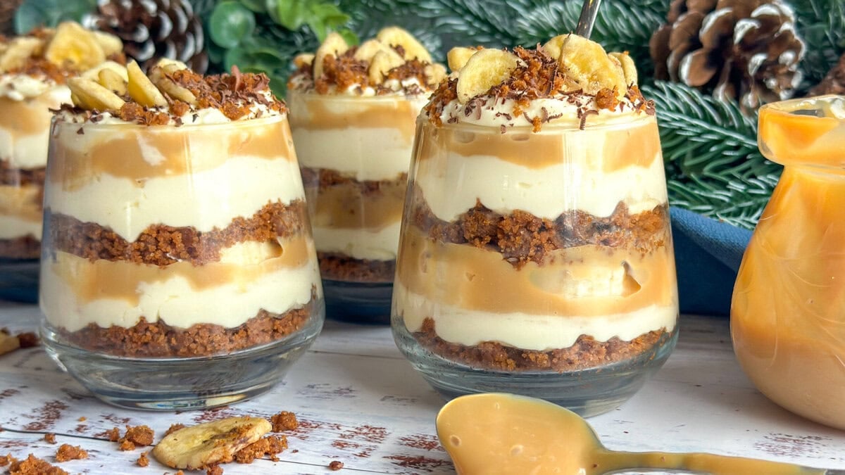 Individual Banoffee Pie Trifles