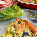 Light & Healthy Crustless Quiche with No Pastry Pinterest Pin