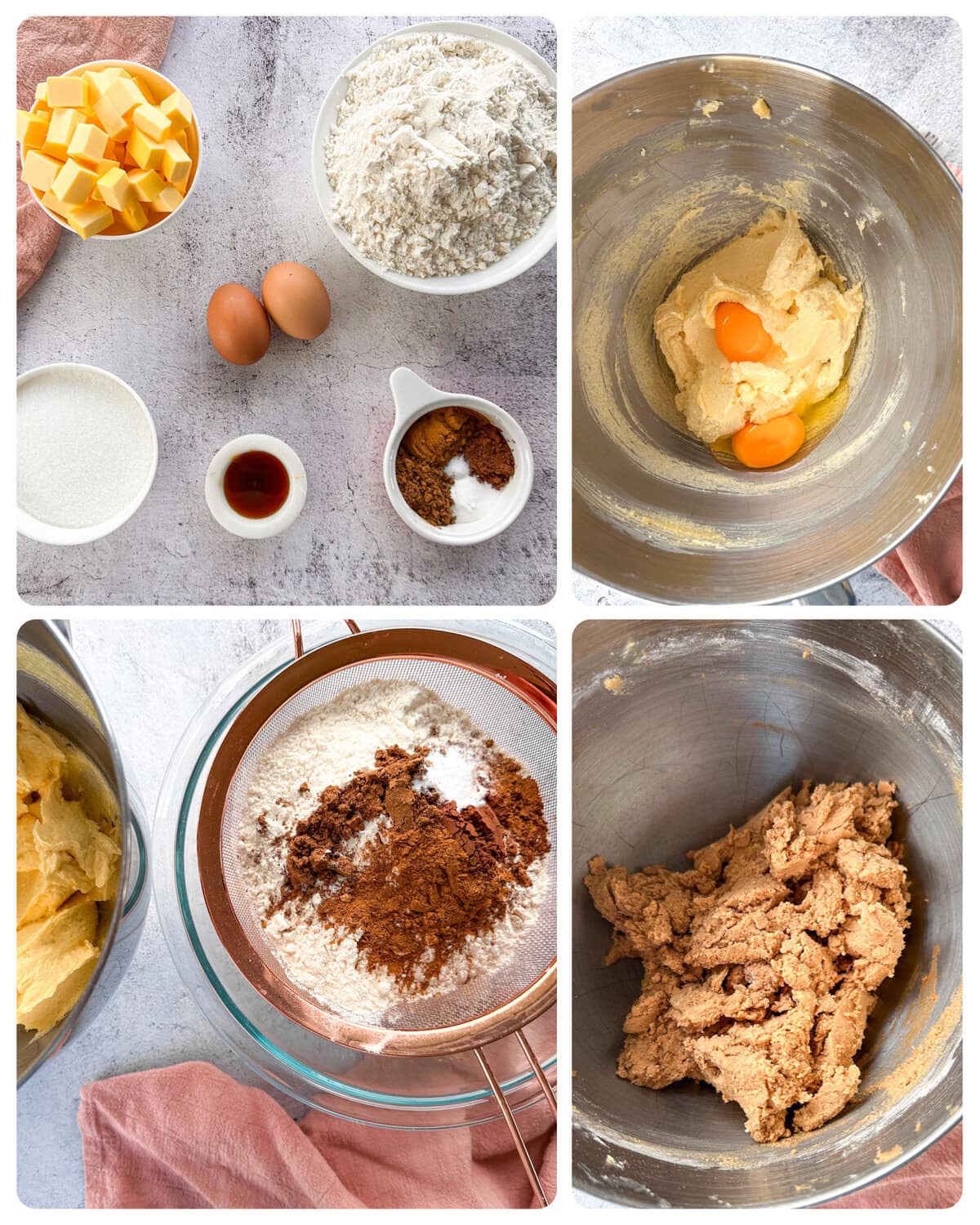 How to prepare the dough for Belgium biscuits 