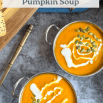 Creamy Slow Cooker Pumpkin Soup You'll Make Again Pinterest Pin