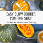 Family-Friendly Slow Cooker Pumpkin Soup Pinterest Pin