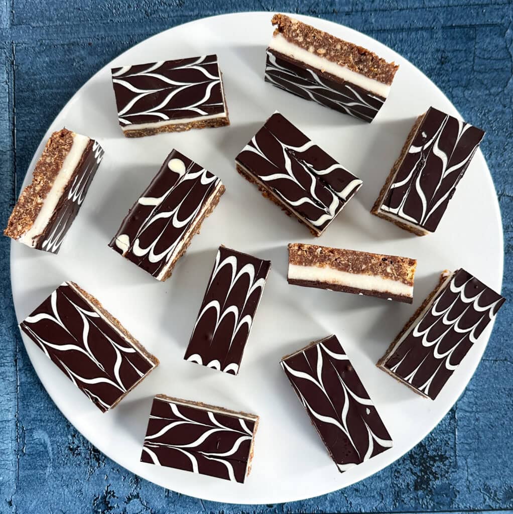 no bake slice peppermint