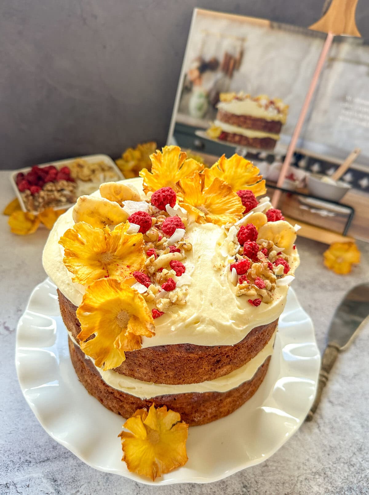 Hummingbird cake and Just A Mum's Kitchen Cookbook