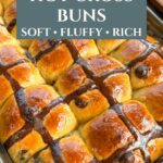 Bakery Style Hot Cross Buns (Orange, Chocolate & Hazelnut)