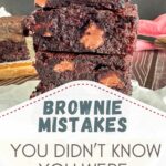 Brownie Troubleshooting Guide for Perfect Results Every Time Pinterest Pin