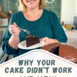 Cake Troubleshooting Guide - Fix Common Cake Problems Pinterest Pin